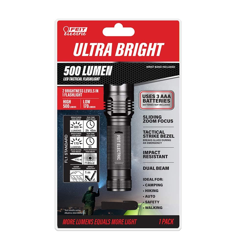 FL500 500 Lumens Compact Ultra Bright 3-Cell AAA LED Flashlight