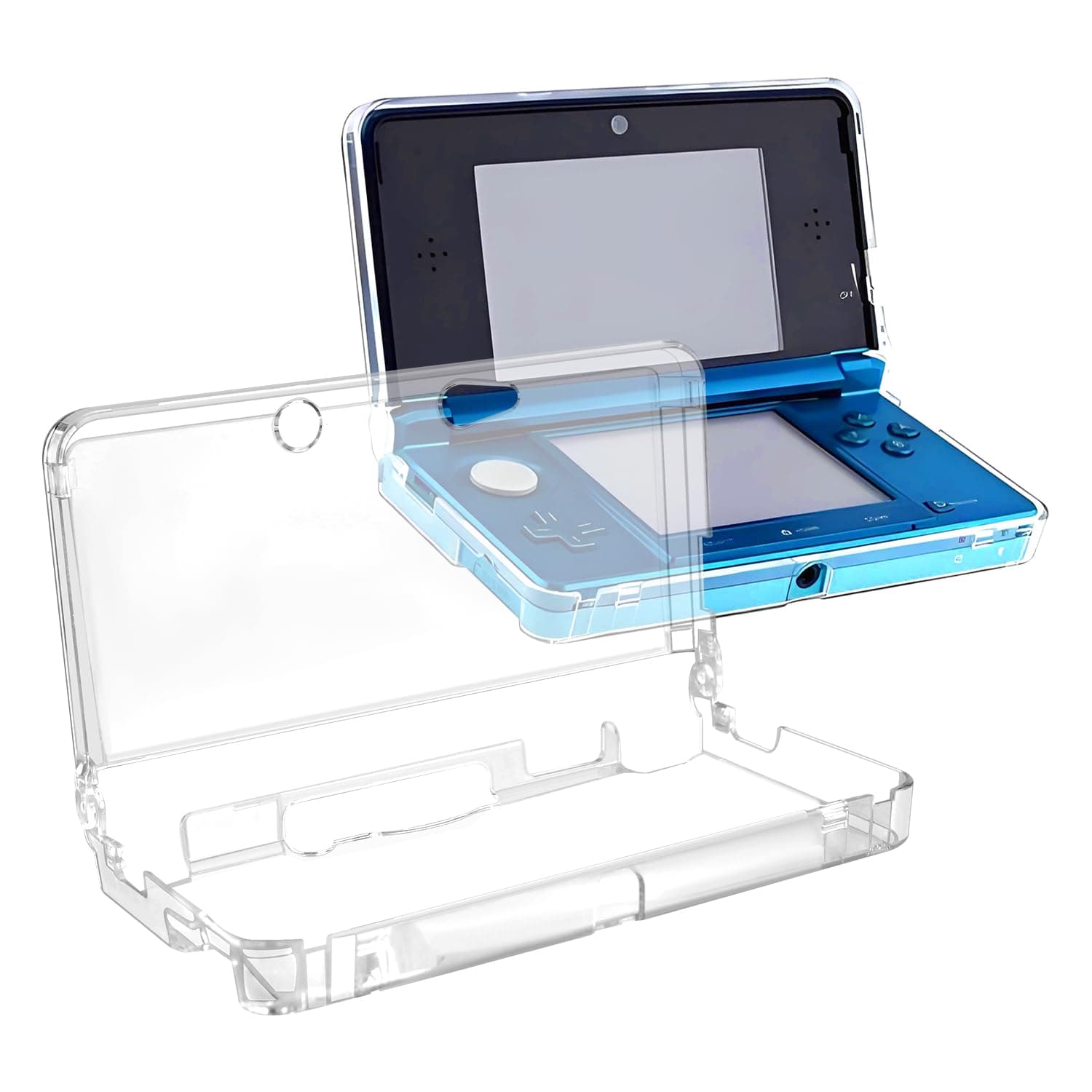 Hard Crystal Case Clear Skin Cover Shell for Nintendo 3DS