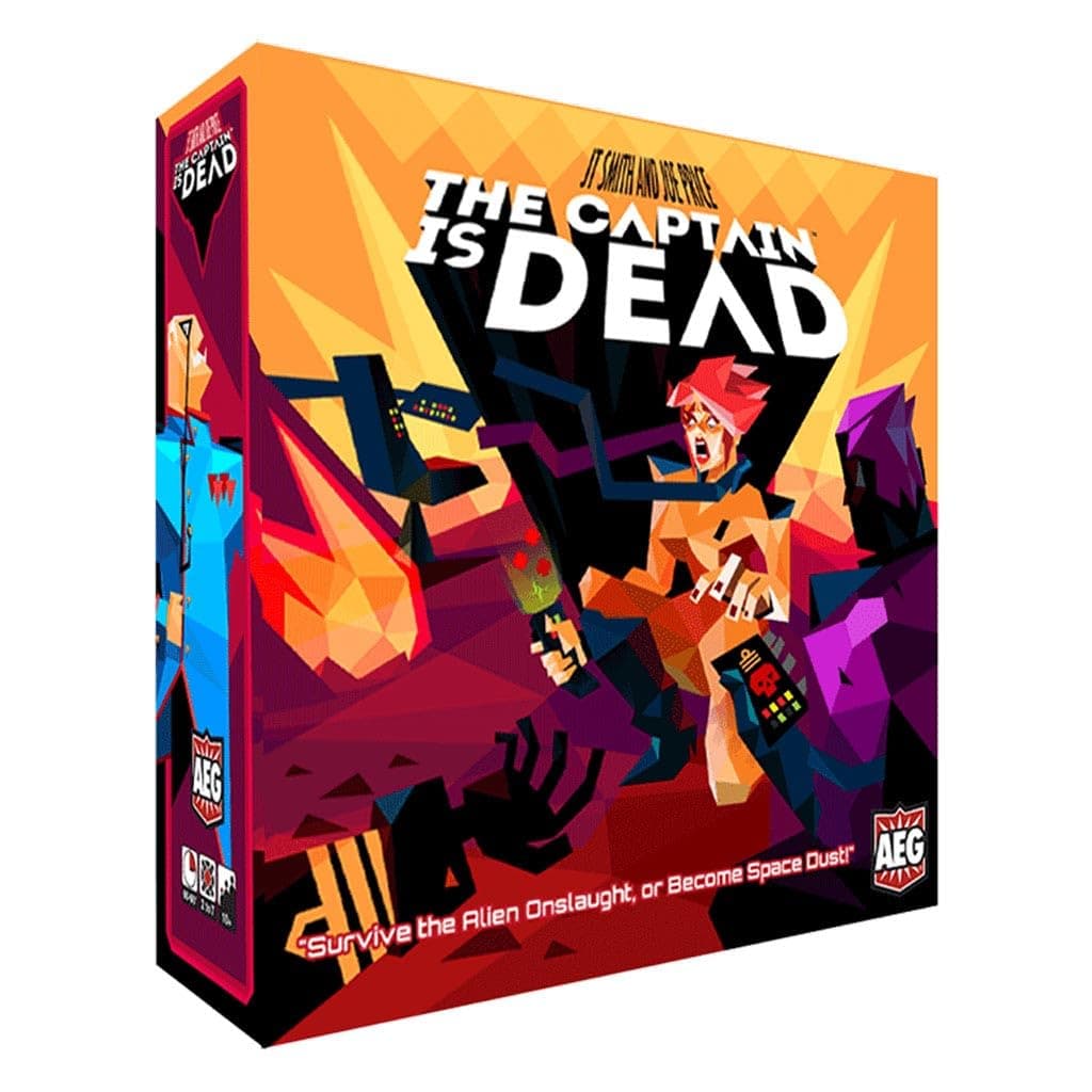AEG The Captain is Dead | Save Your Starship, Fight The Aliens | Cooperative Science Fiction Strategy Survival Board Game | 1-7 Players | Ages 10+