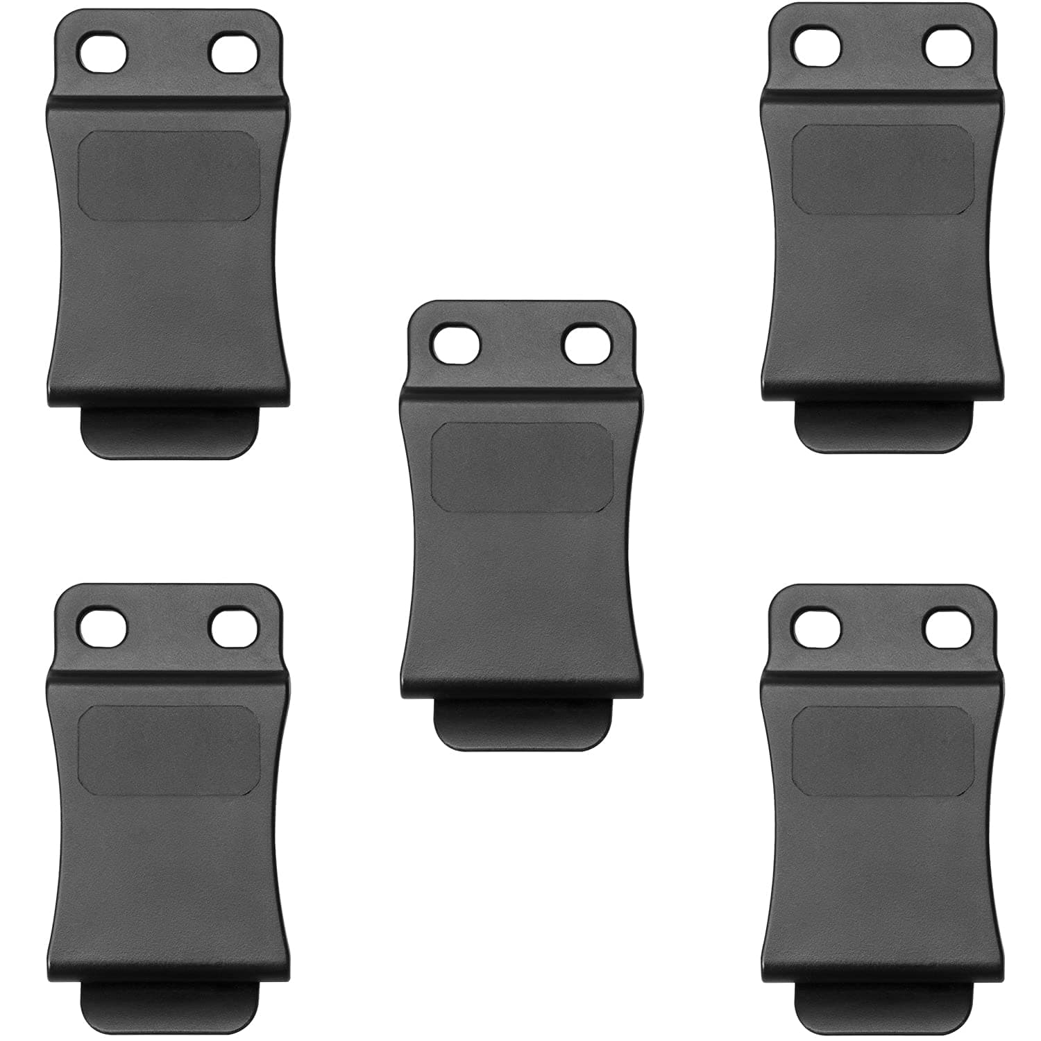 5-Pack 1.5 Inch 1.75 Inch Holster Clip for IWB & OWB Sheath | Kydex Holster | Fiber-Reinforced Polymer Belt Clips for Holsters