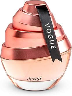 Sapil Vogue Eau de Parfum for Women 100ML – Captivating Night time Gourmand Fragrance with Floral Heart, Vanilla, and Amber Finish