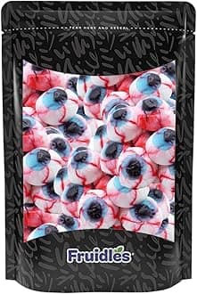 Fruidles Gummy Eyeballs Halloween Candy, Trick-Or-Treat Party Bag Fillers, Party Favor (1 Pound)