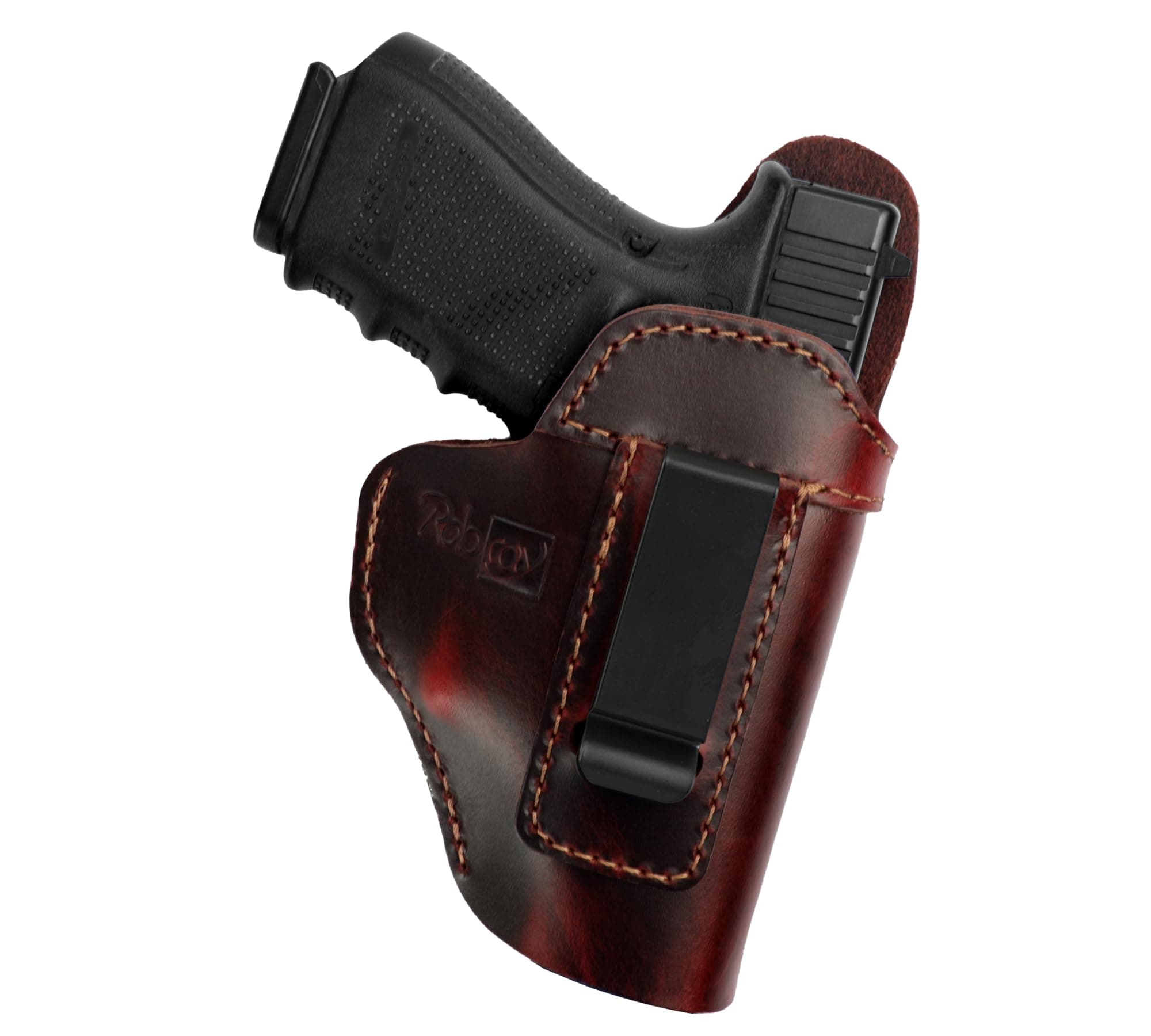 IWB Leather Holster for Glock 19/26/42/43X Ruger LC9S/Security 9/Max 9, Sig P365/P320/P220, Taurus G2C/G3C/GX4 Springfield XD/XDS/Hellcat, SCCY CPX CZ HK Walther Genuine Leather Gun Holster
