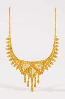 22k (916) Yellow Gold Necklace for Women - 8.91 Gram