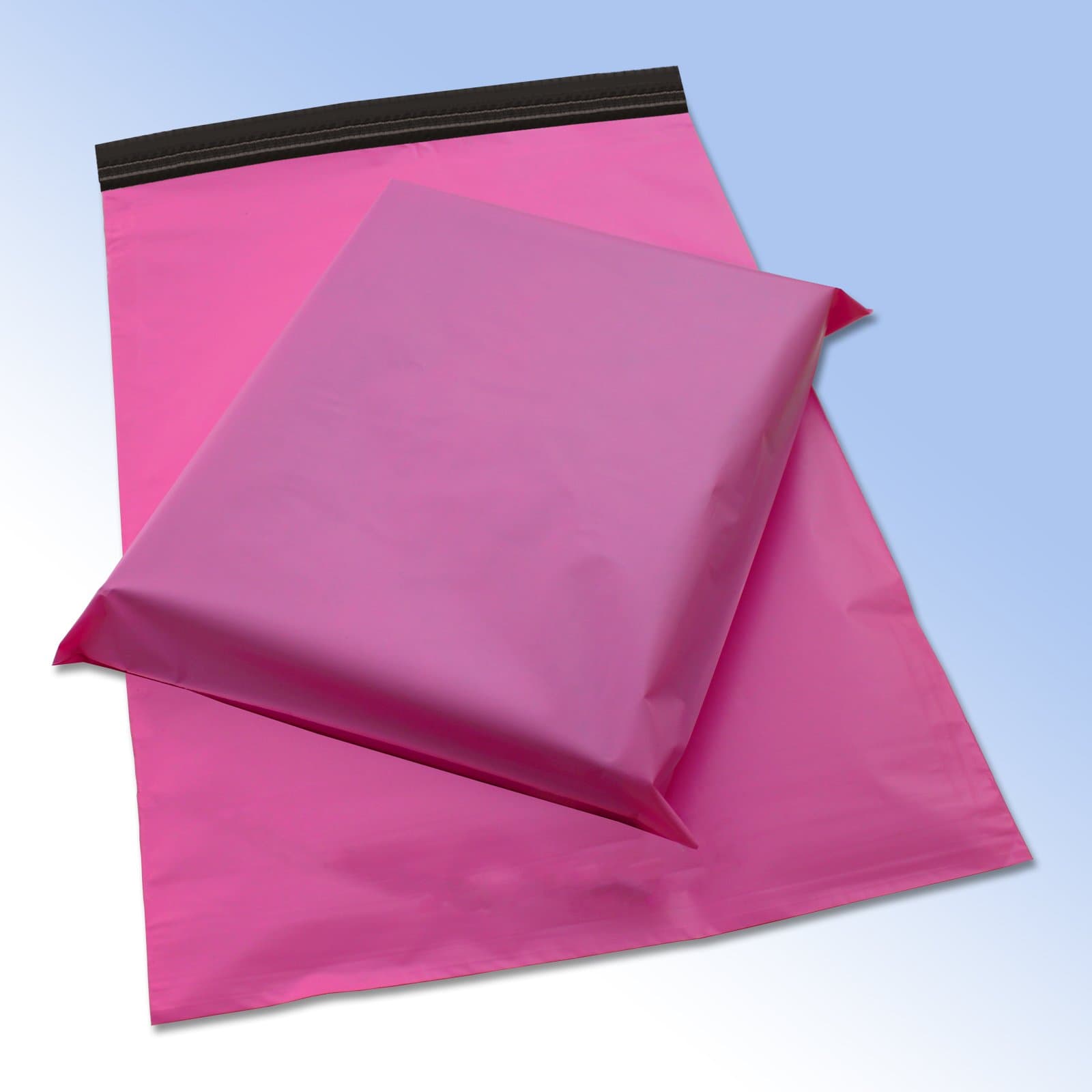 RealPack 50 Pink Mailing Bags Postal Sacks 170 x 230 6.5 x 9