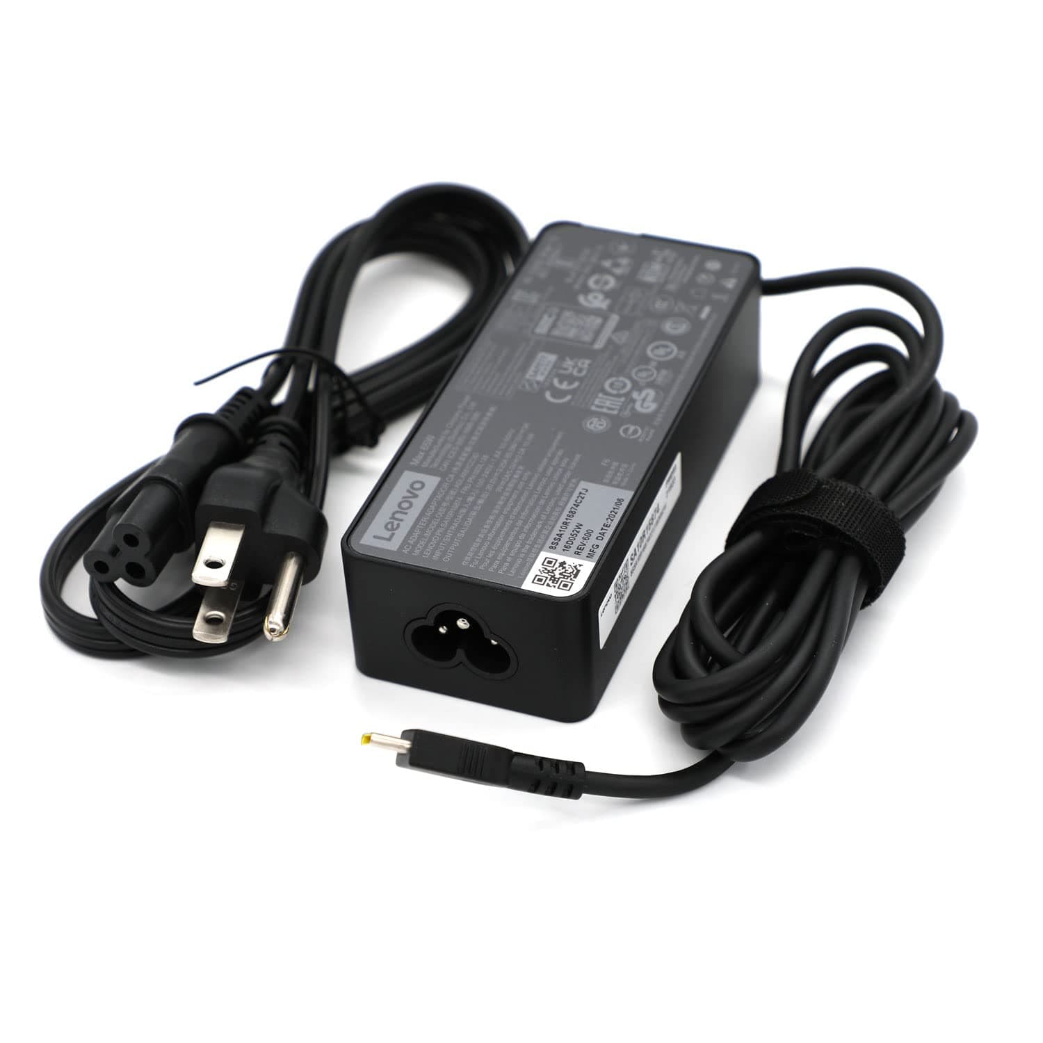 Laptop Charger 65W Watt USB Type C(USB-C) AC Power Adapter - ThinkPad T14 T15 E14 E15 X1Carbon X13 2023