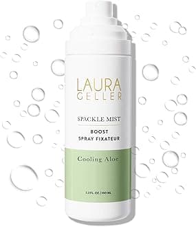 LAURA GELLER NEW YORK Spackle Mist Boost with Cooling Aloe - Long-Lasting Dewy Skin Makeup Setting Spray