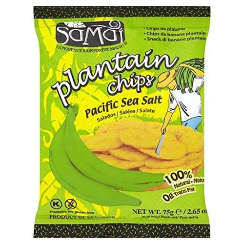 SamaiPlantain Chips Salted - 75g - Pack of 2 (75g x 2)