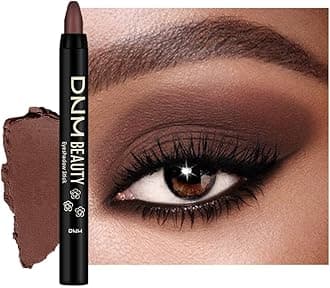 Chocolate Matte Cream Eye Shadow Sticks Brightener Pencils for Women, Rich Chocolate Silky Eyeshadow Applicator Stick Pen Waterproof, Blendable Crease-Proof Stick Eyeshadow Matte Eye Makeup 66