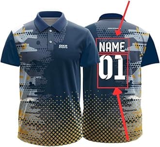 Dika SportsCustom Sports Cricket Jersey Customise t-Shirt for Men Personalised Name | 2 Year to 5XL