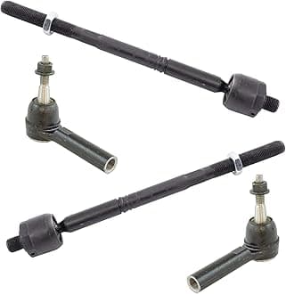 TRQ Front Tie Rod Set Compatible with 2012-2017 Buick Verano 2011-2015 Chevrolet Cruze 2016 Cruze Limited Volt