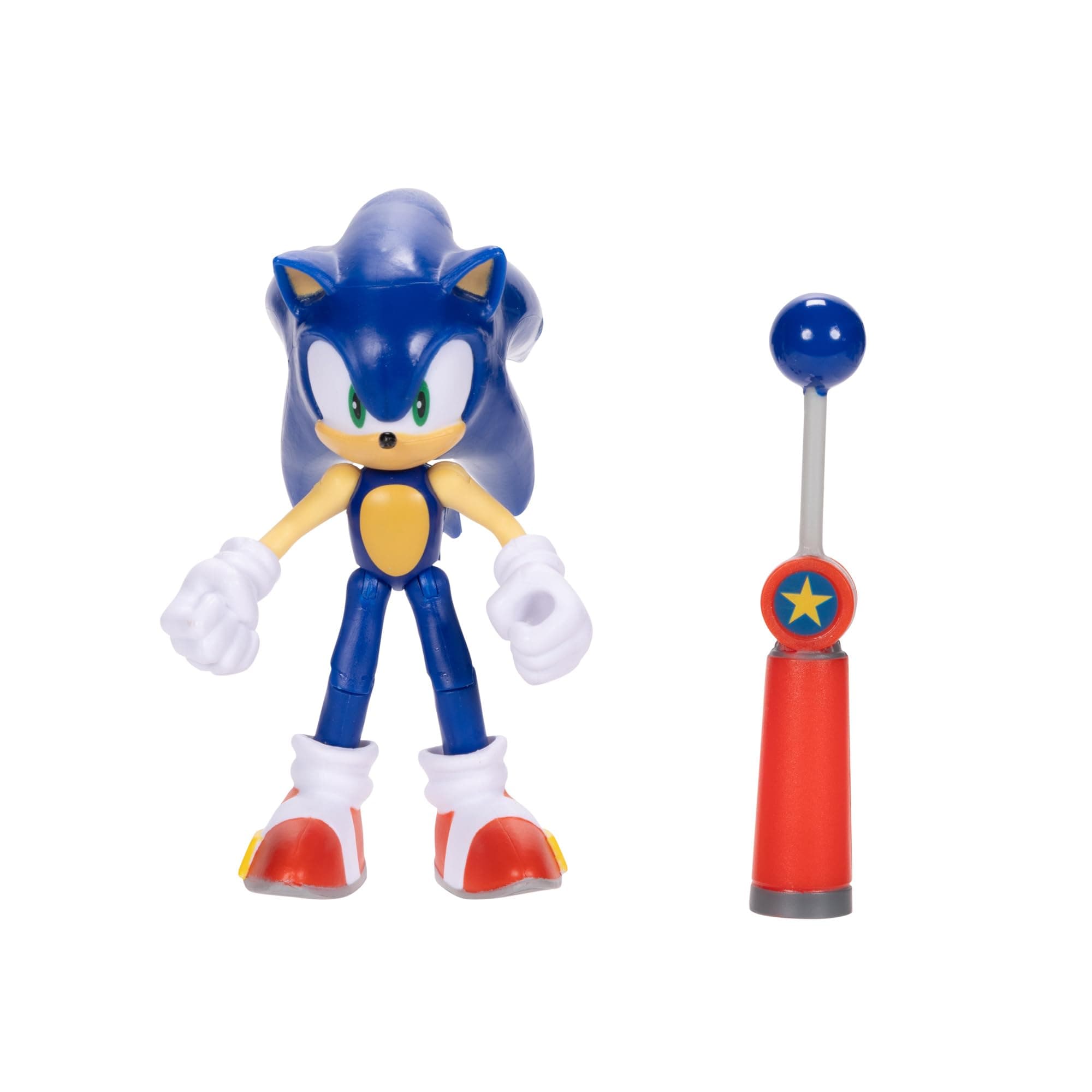Sonic the Hedgehog 4-inch Sonic Action Figure with Blue Checkpoint Accessory. Ages 3+ (Officially licensed by Sega)