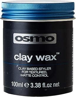 Osmo Firm Hold Clay Wax for Matte Finish Without Shine for a Natural Looking All Day Long Hold for All Hair Types 100ml (Pack of 1)
