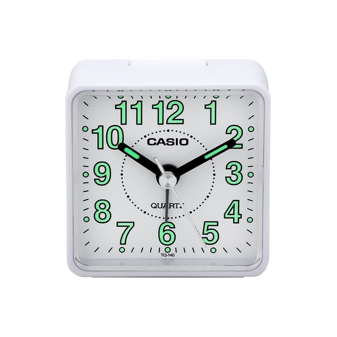 Analog Table Clock TQ-140-7DF White