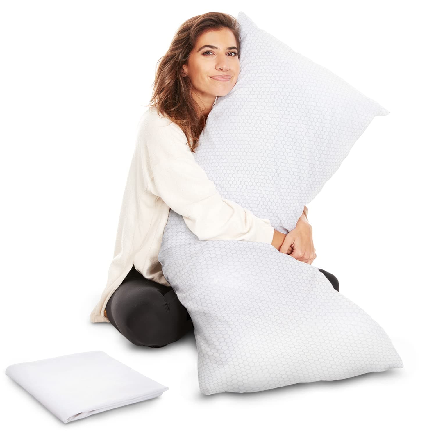 XXL Shredded Memory Foam Body Pillow