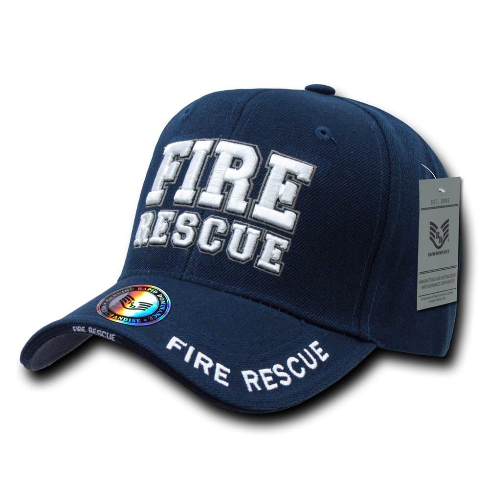 Rapiddominance Fire Rescue DeLuxe Law Enforcement Cap, Navy