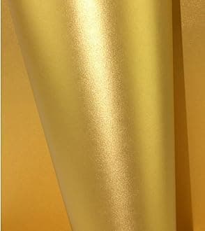 A4 Coloured Paper 80gsm Arts Craft Sheets Bright Pastel Neon Colours Suitable for Laser Inkjet & Copier Printers 100 Sheets (Metallic Gold)