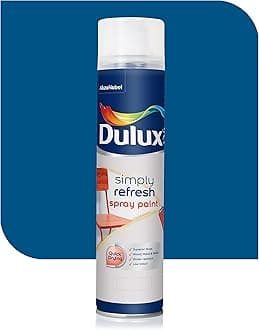 Dulux Simply Refresh Spray Paint | DIY, Quick Drying Gloss Finish for Metal, Wooden Furniture, Plastic, Walls, Cars & Bikes – 400ML (Phiroza)