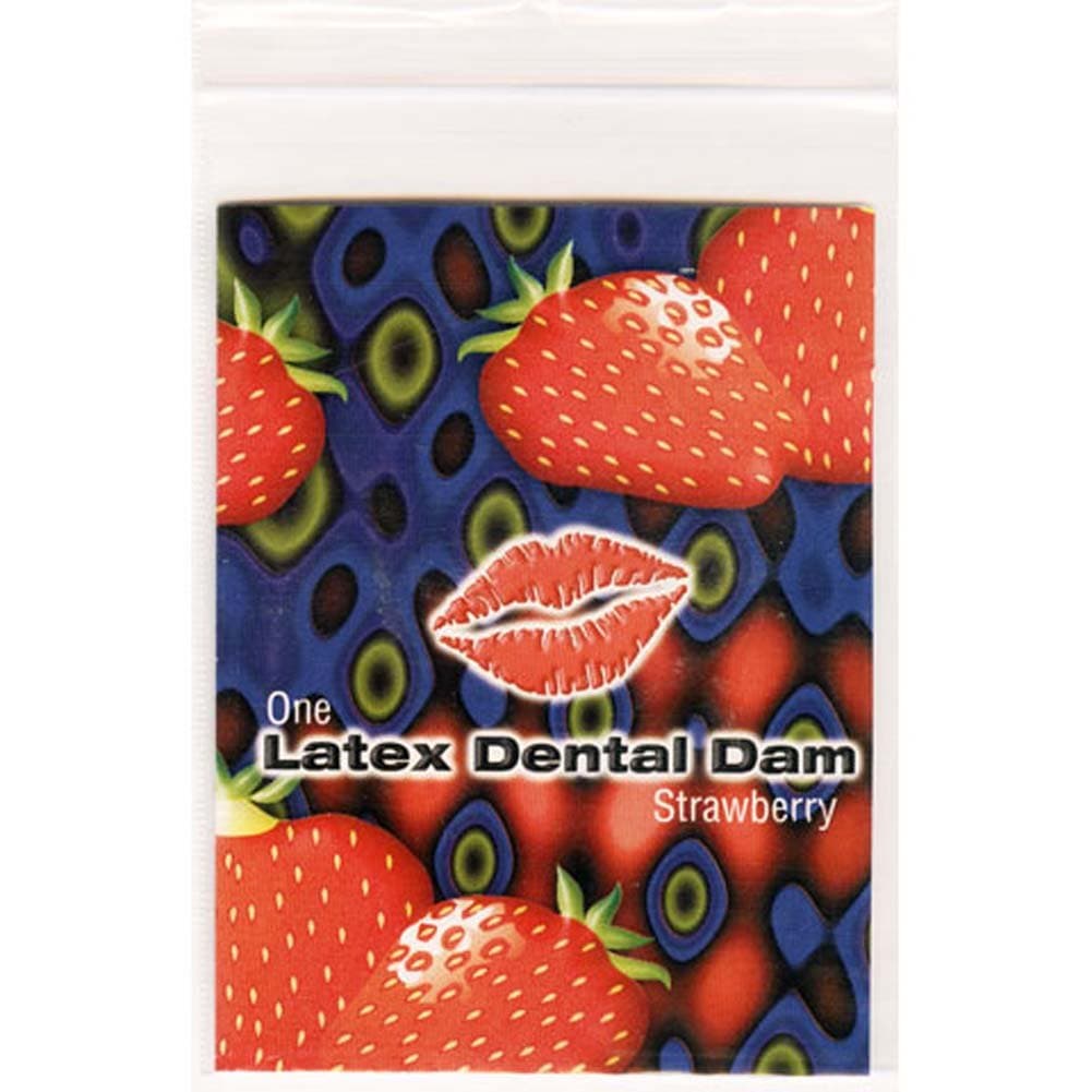 Latex Dental Dam, Strawberry