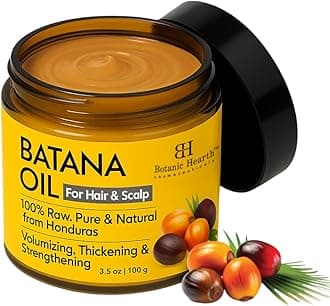 Botanic Hearth Batana Butter for Hair & Skin, Deeply Nourishing Batana Oil Balm, Revitalizing Moisture Care for Dry Hair & Skin, 100 g
