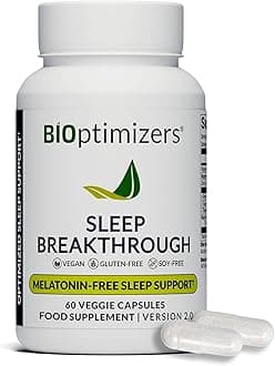 Sleep Breakthrough Capsules - Natural Support Supplement | Calming Relief Aid for Adults | Non-Habit Forming | 60 Capsules