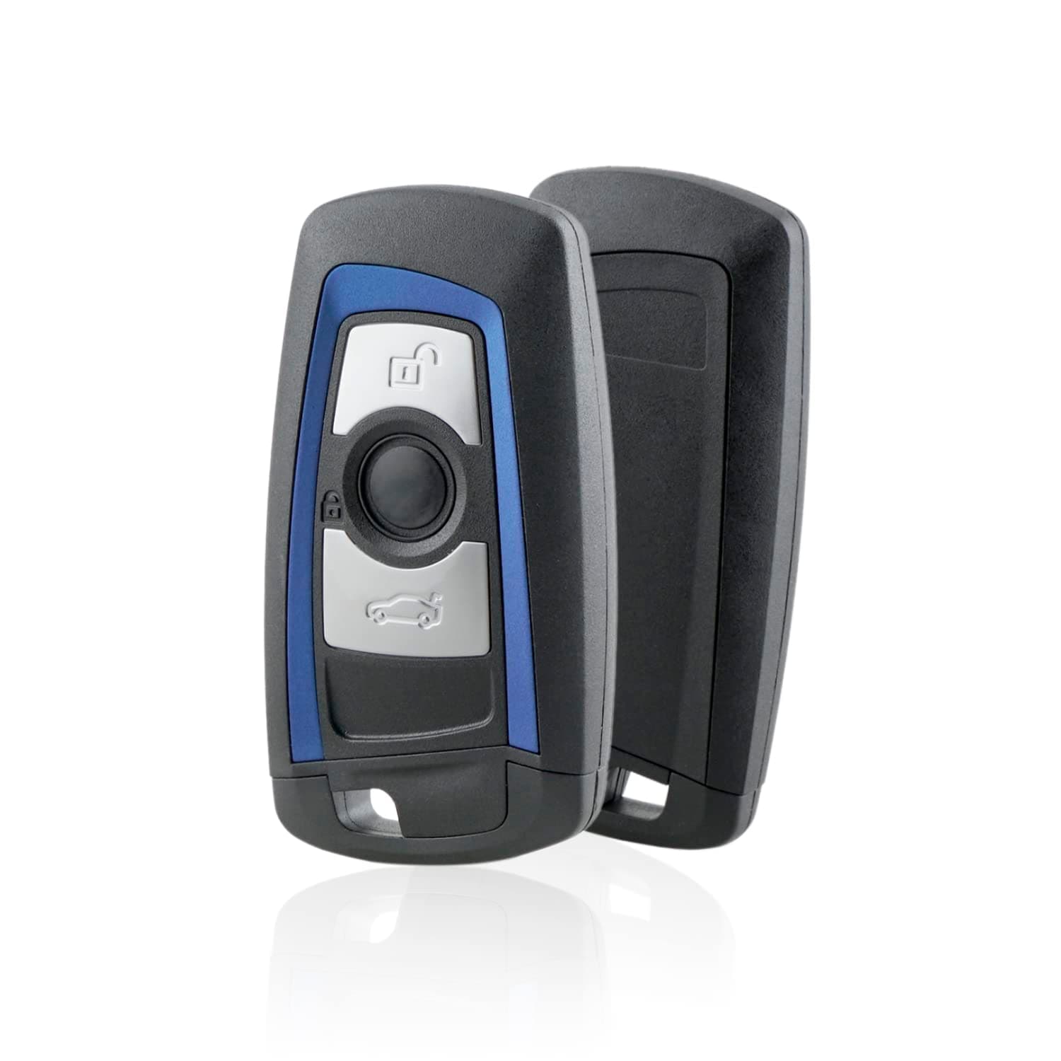 3 Buttons BMW Blue Remote Car Key Case FOR Bmw 1 2 3 4 SERIES F20 F22 F30 F31 F32 with Uncut Blade