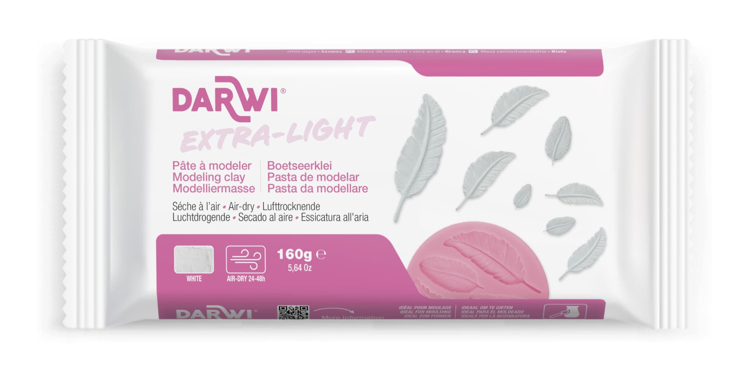 Cernit 160 g 1-Piece Clay, Extra-Light White