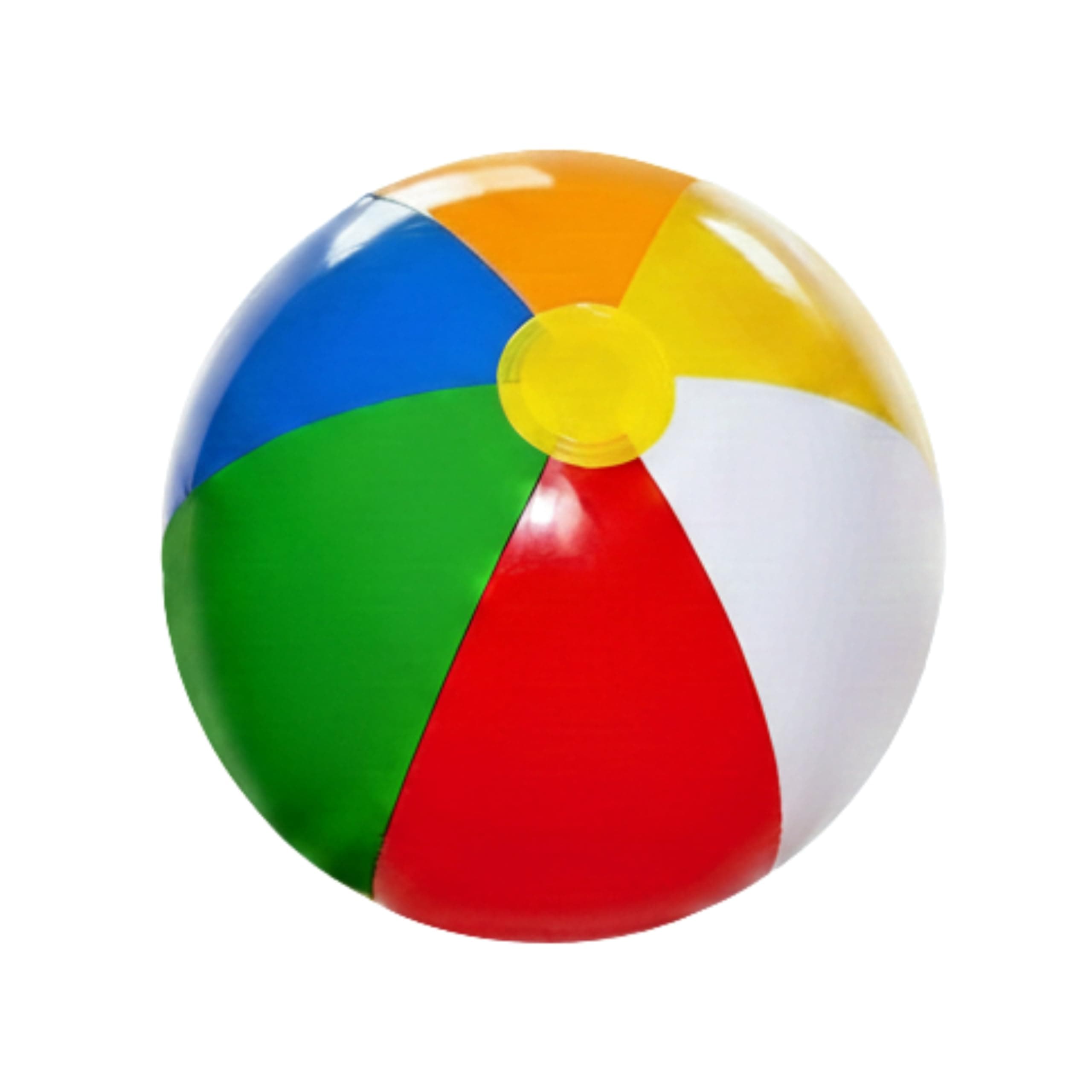 SHATCHI 1 Pc 16 Inch Inflatable Rainbow Beach Ball, Multicolour Blow Up Pool Toy for Swimming Pool Parties, Summer Outdoor Water Games, Holiday Beach Play, Garden Fun and Pool Party Decoration