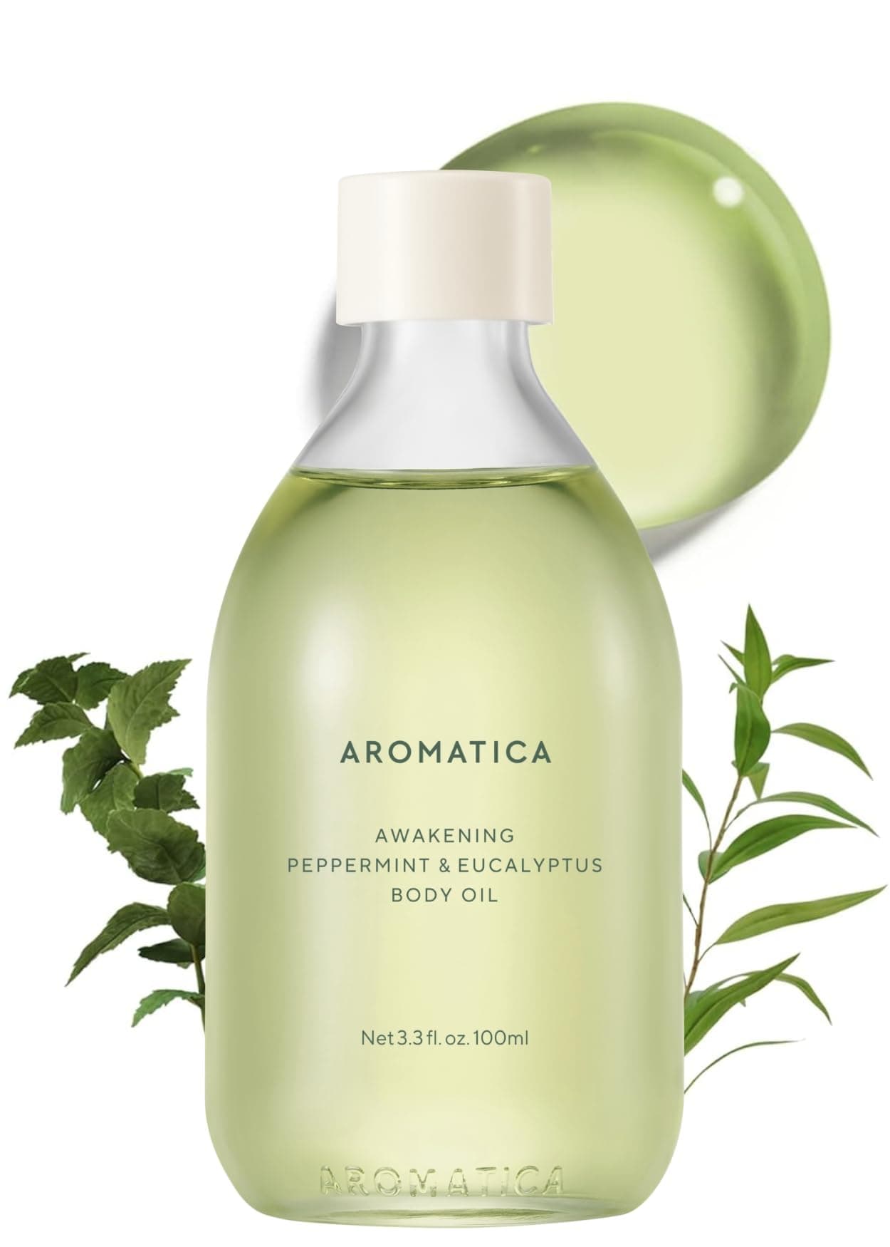 AROMATICA Organic Body Oil Peppermint & Eucalyptus 100ml