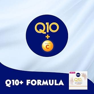 NIVEA Q10 Energy Healthy Glow Face Day Cream, Energising Day Cream, Face Crea...