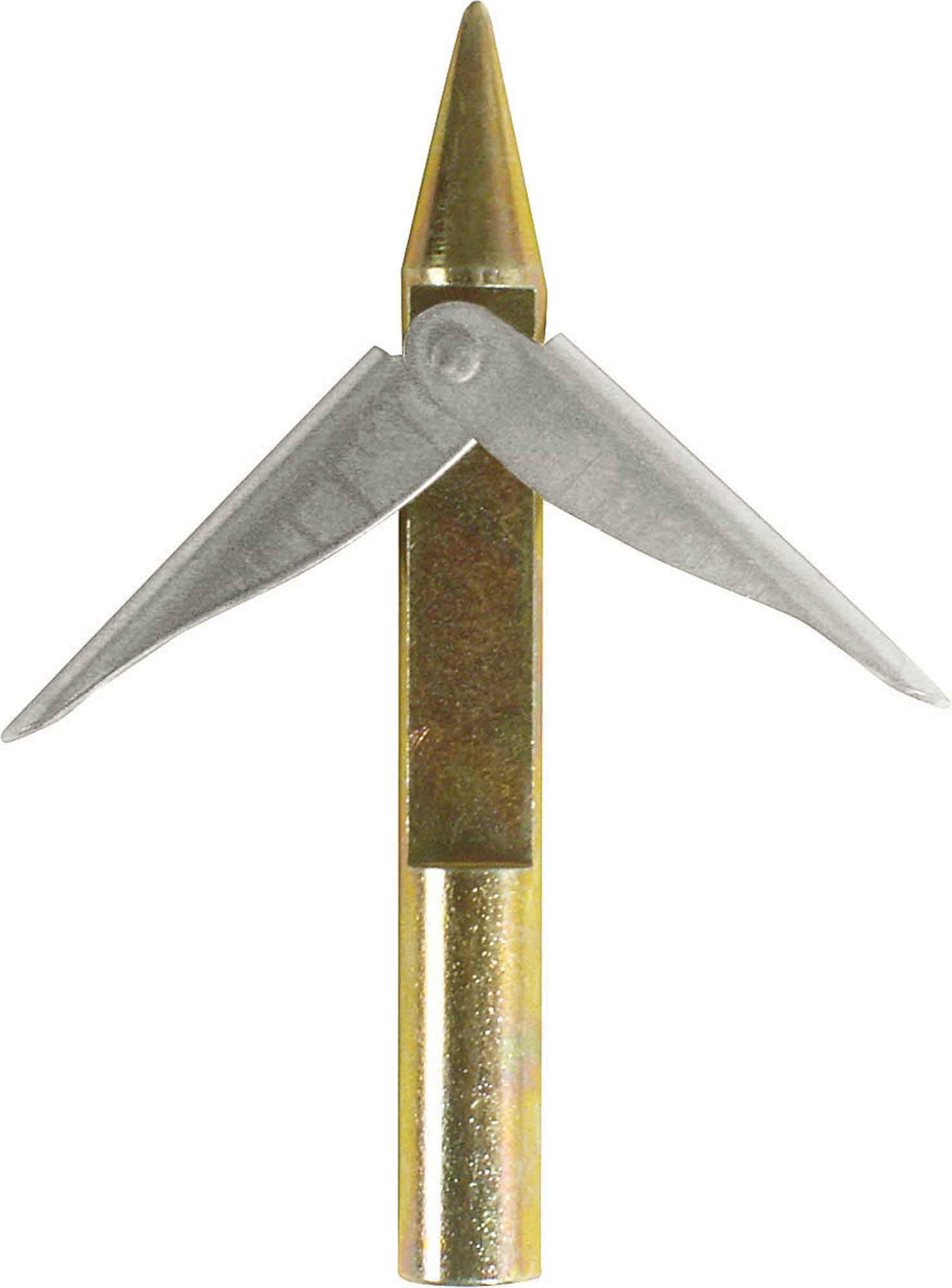 Cressi Stainless Steel Dual Flopper, Conical Point, Threaded Spear Tip- Mach Spear Head - Designed in Italy