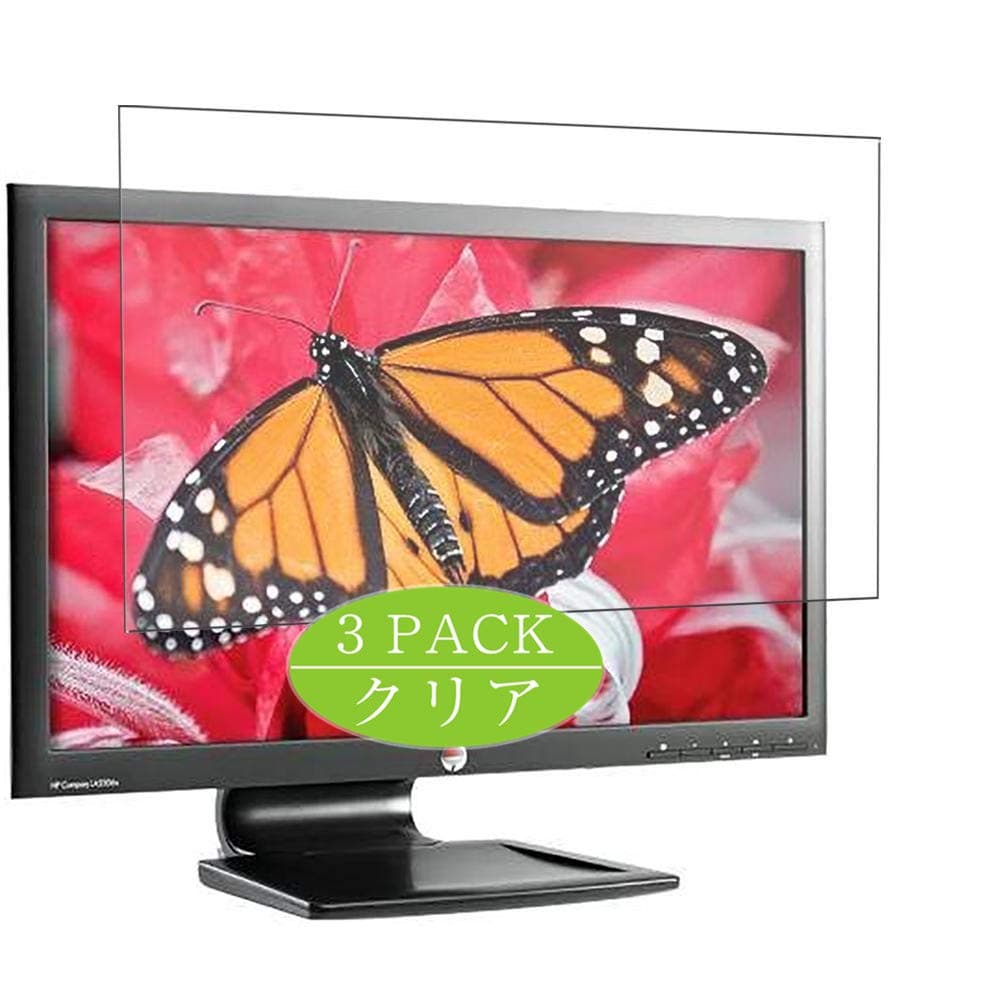 Synvy[3 Pack] Screen Protector, Compatible with HP Compaq 23" Monitor LA2306x XN375AA#ABJ TPU Film Protectors [Not Tempered Glass]