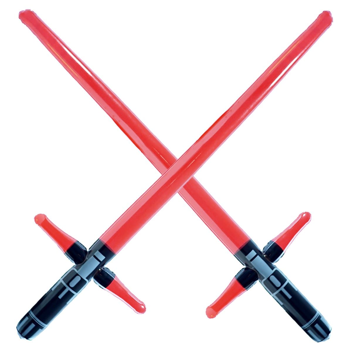 2 Premium - Three Blade Inflatable Light Saber Swords, Lightsaber, Party, Gift, Action Play, Blow Up Kylo Ren Lightsaber (Red 3-Blade)
