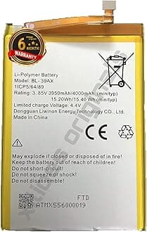 BL-39AX Battery for Infinix Hot 4 (4000mAh) Battery with 6 Month Warranty** (V170)