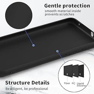 Mxfdegf Case for Nokia C32 Phone Case 6.5",Slim Anti-Scratch Shockproof Durable Black Silicone Protective Cover Case for Nokia C32 2023,Pink Flowers