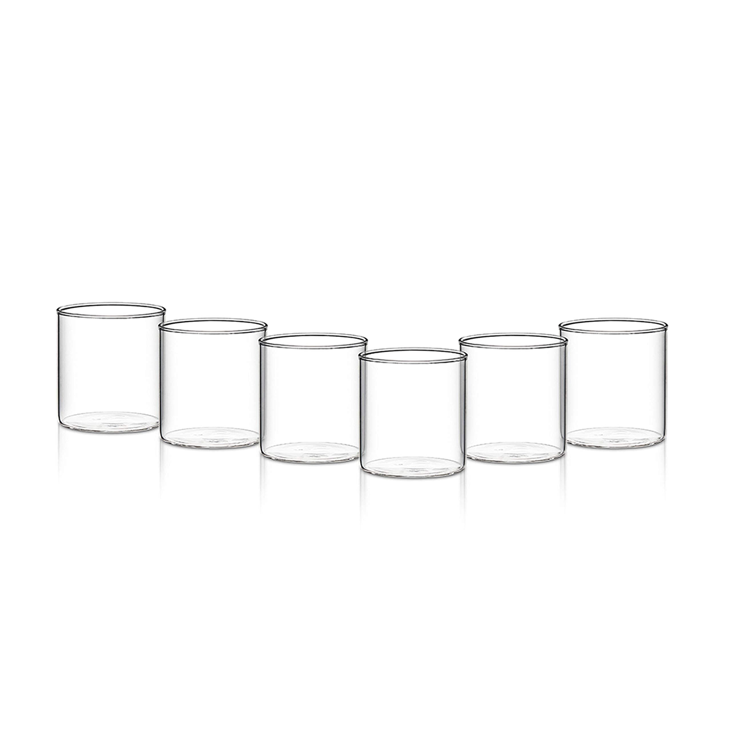Borosil Vision Classic Medium Glass (305ml, Transparent) -Set of 6