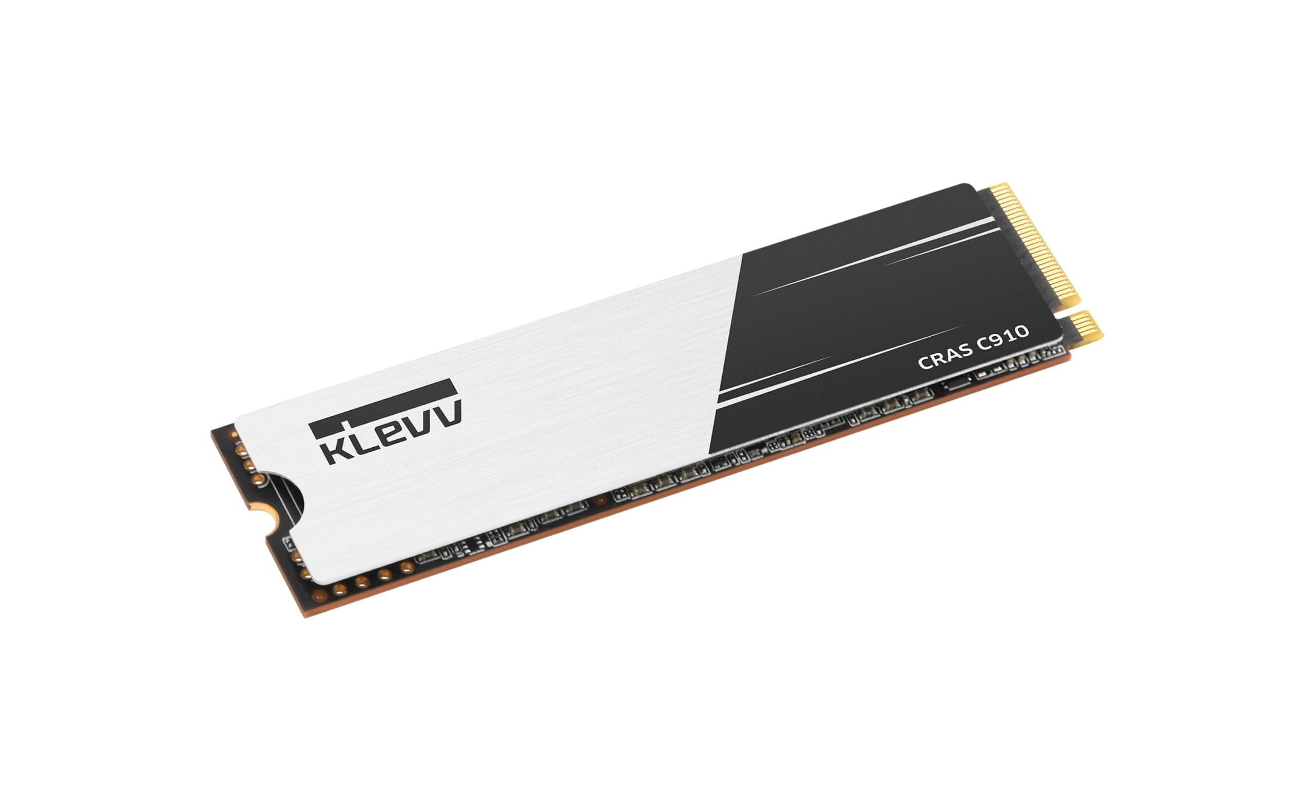 KLEVV CRAS C910 SSD 1TB, M.2 NVMe 2280, PCIe Gen4x4 Internal Solid state Drive with Heatsink, Up to 5000MB/s Data Transfer Speed, High-Performance Storage Solution