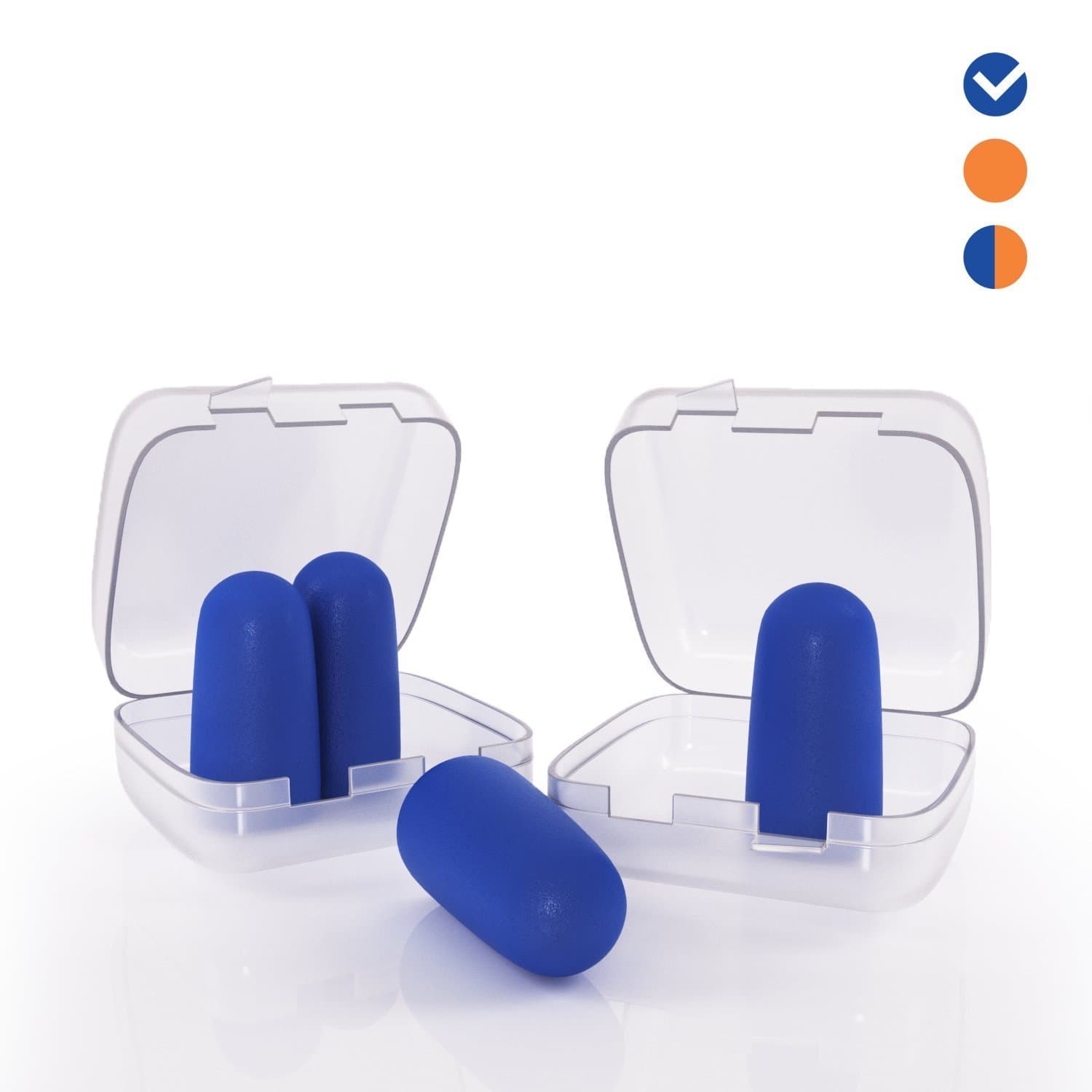 Ear Plugs Sleeping Set of 2 Individually Packaged Earplugs Pairs 100% Soft Foam Ear Plugs