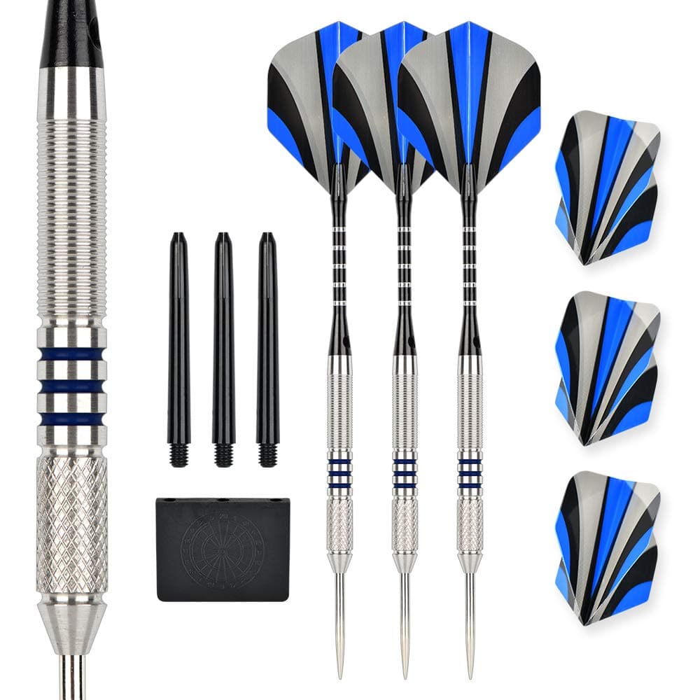 24g 90% Tungsten Professional Steel Tip Darts Set Point Protector