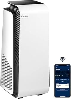 BLUEAIR Advanced Air Purifier for Large Room, Air Cleaner for Dust Pet Dander Smoke Mold Pollen Bacteria Virus Allergen, Odor Removal, Home Bedroom Living Room, Alexa, Auto, HEPASilent, Protect 7470i