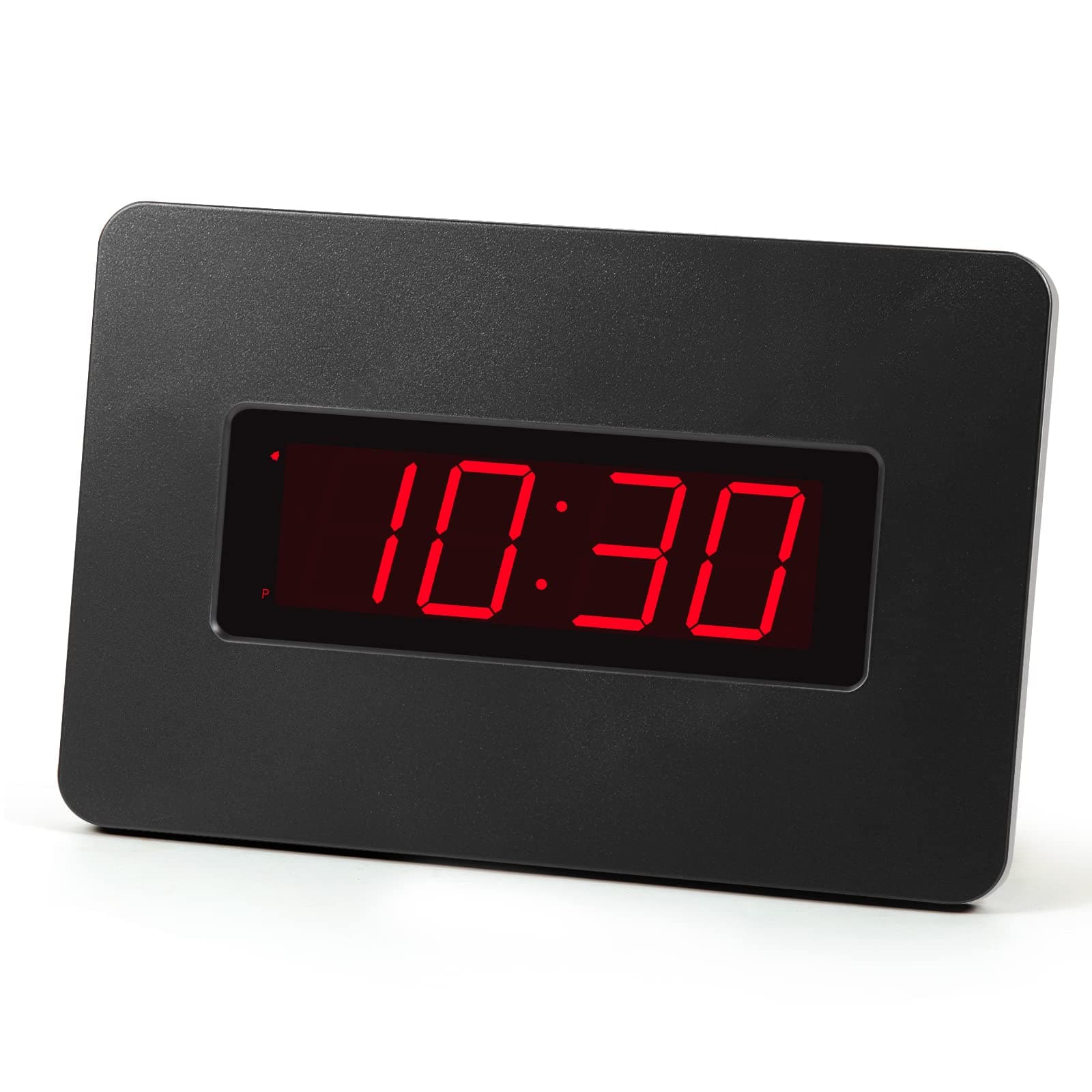 Digital LED Alarm Clock Wall Clock for Bedrooms Operated by Battery Only