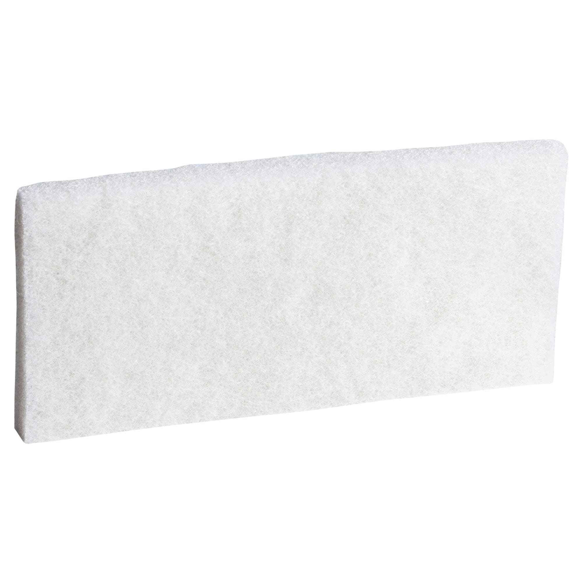 Commercial 4-5/8X10 Wht Clean Pad (Pack of 5) 8440 Scrub Pad