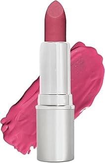 Truly Natural Long Lasting Lipstick, Sweet Pea Lipstick, Vibrant Medium Pink, Naturally Hydrating & Nourishing, Vegan, Gluten-Free & Cruelty-Free, 0.11 oz / 3 g