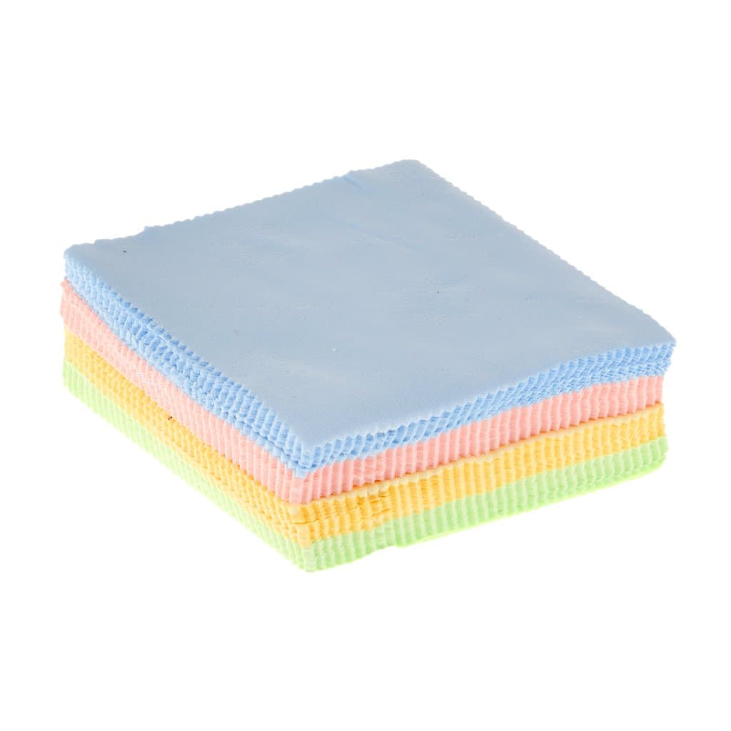 Generic Imported 100 Pcs Microfiber Sunglasses Eyeglasses Glasses Cleaning Cloth Lens Cleaner