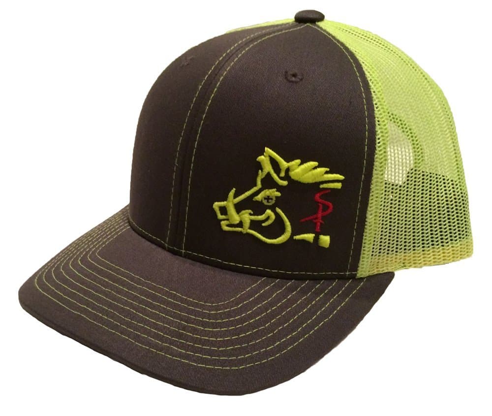 Sniper Pig Hat Hi Vis Yellow, SPH501, Mesh Back, OSFA