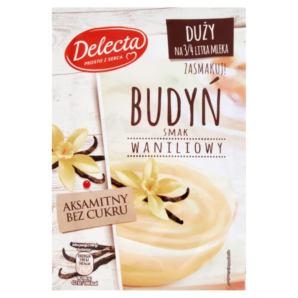 Delecta Vanilla Pudding Mix 5-pack 5x64g/5x2.3oz