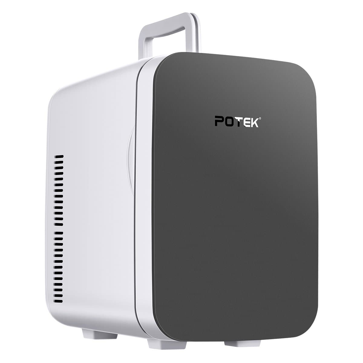 Potek 15 Liter/18 Can Portable AC/DC Mini Fridge Thermoelectric Cooler and Warmer for Home and Car