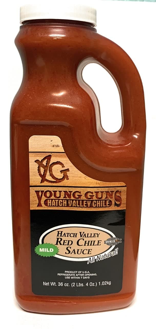 Young Guns Hatch Valley Red Chile Sauce (Mild), 36 Oz.