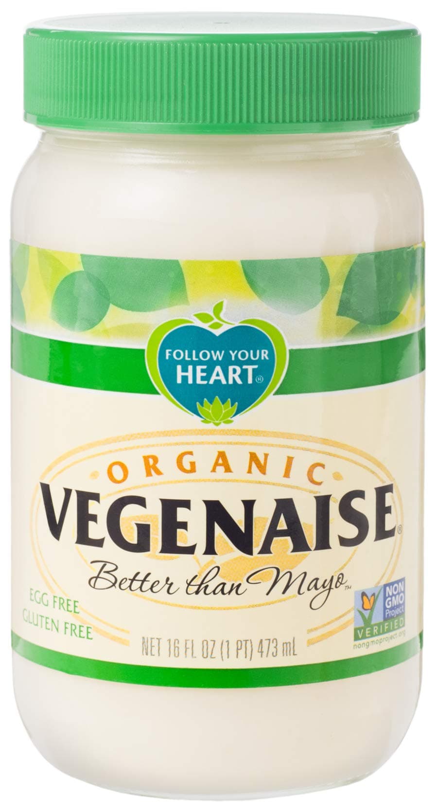 Organic, Egg Free, Non-GMO Vegenaise Vegan Mayo AlternativePack of 6 (16 ounce)