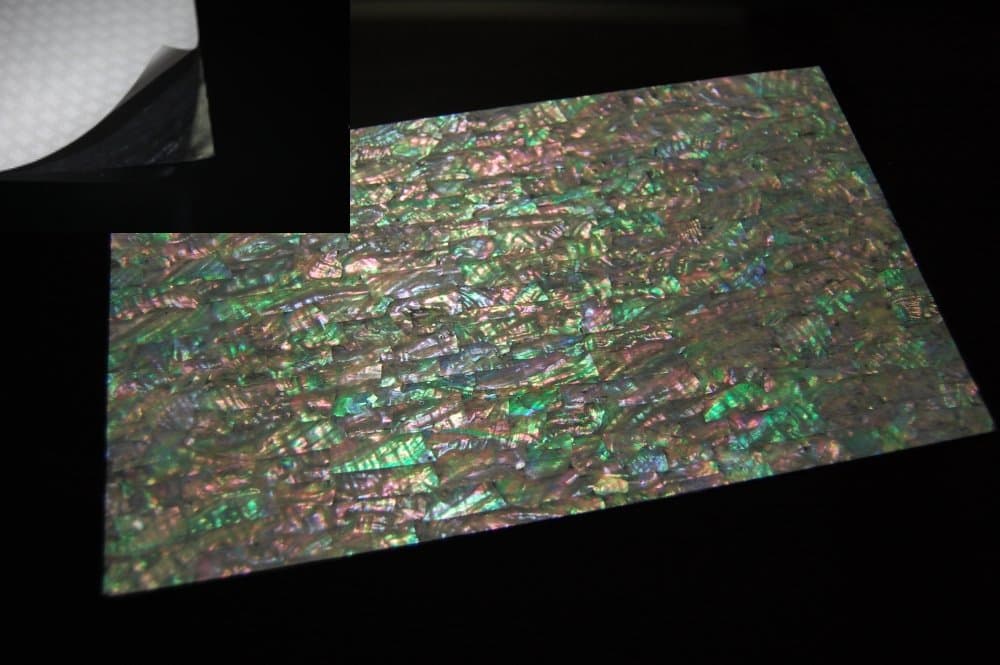 Prism Abalone Enhanced Adhesive Veneer Sheet